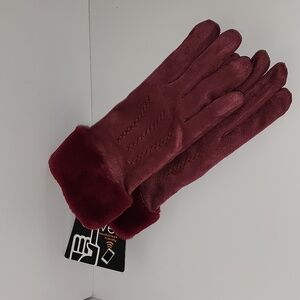 Warmlite Elegant Burgundy Gloves Clever Touchscreen Frendly Brand New M/L